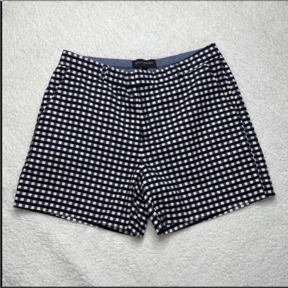Banana Republic Tiny Navy & White checker Shorts size 2 - Picture 3 of 9